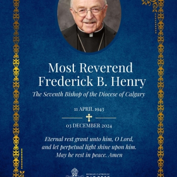  The Most Reverend Frederick Bernard Henry - R.I.P