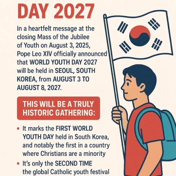 Pope Leo XIV announces dates for 2027 World Youth Day in South Korea