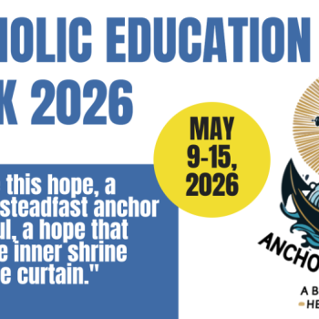 Catholic Education Week May 9-15, 2026